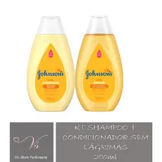 Kit Shampoo Glicerina e Condicionador Sem Lágrimas Johnson's Baby 200ml