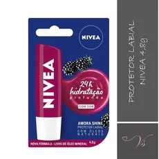 Protetor Nivea Hidratante Labial Amora Shine - 4,8g