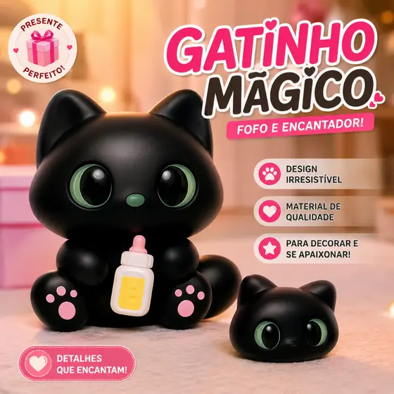 SQUISHY BALL DE GATINHO ANTIESTRES GRANDE ANTIESTRESSE MACIO KAWAII COLORIDO BRINQUEDO SENSORIAL