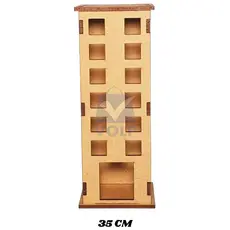 Prédio Mdf Decoração Para Aniversários 35 Cm Projeto Escolar Decoração Quarto Infantil Maquete