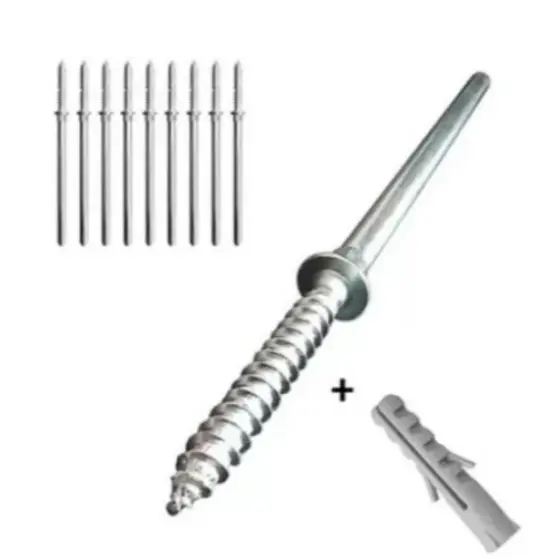 KIT SUPORTE PARAFUSOS PARA PRATELEIRAS REFORÇADO PINO INVISÍVEL + BUCHAS