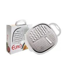 Conjunto Pote Ralador 3 em 1 Branco Euro