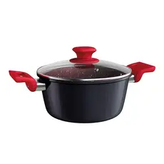Caçarola 22 cm ColorStone Antiaderente Titânio Euro
