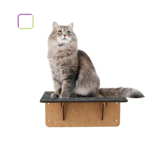 Prateleira para gatos suspensa de parede bichanos diversão