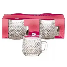 Jogo 4 Xicaras Barroco Café Chá Vidro Pequena 65ml Casa Cozinha Decoração Cantinho do Café Cristaleira Prática dia a dia Barato Presente Chá de Cozinha
