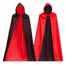 Capa De Vampiro Halloween 1 Unidade Adulto C/ Gola ou Infantil Com Capuz Festa Fantasia Barato