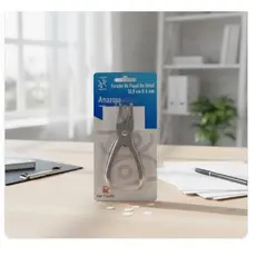 Furador De Papel Alicate 1 Furo 12,5cm X 6mm Metal