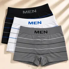Kit 3 Cueca Boxer Masculina de Microfibra Kit Cueca Masculina Box Adulto Premium Cuecas Boxers