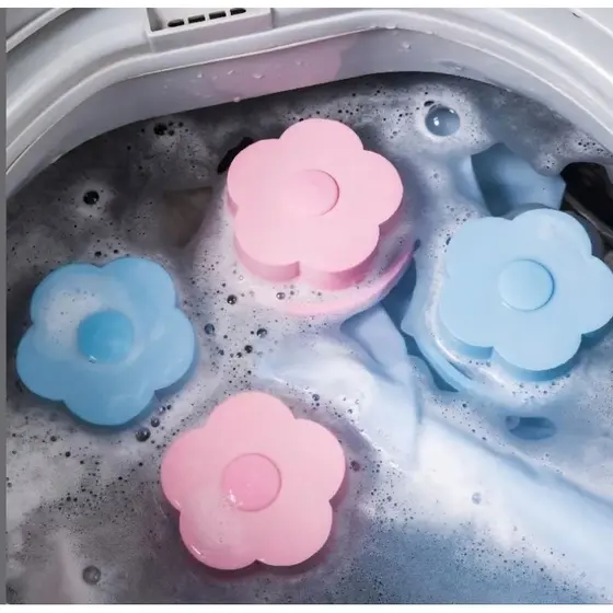 Coletor de Pêlos e Fiapos Redinha Flutuante para Máquina de Lavar Roupas Filtro Reutilizável