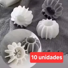 10 unidades Esferas Bolas de Lavar Roupa Lavanderia Máquina de Lavar Silicone Reutilizável