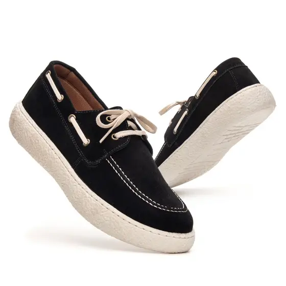 Sapato Dockside Mocassim Masculino Palmilha Confort Promoção de Lançamento