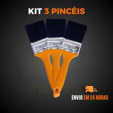 Kit Pincel Trincha Pintura 2 Polegadas Profissional