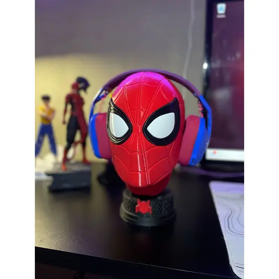 Suporte para fone de ouvido Spider Man Gamer