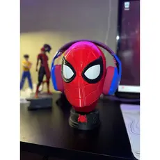 Suporte de fone de ouvido gamer homem aranha headset