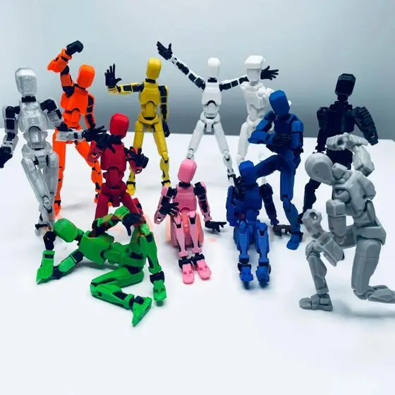 Boneco Dummy 13 - Boneco Articulado Action Figure Brinquedo Educativo Varias Posições