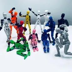Boneco Dummy 13 - Boneco Articulado Action Figure Brinquedo Educativo Varias Posições