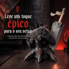 Suporte para Controle Gamer Berserk Guts Exclusivo