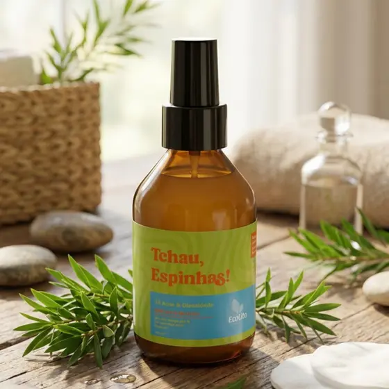 Tchau, Espinhas! | Hidrolato de Melaleuca | Xô Acne e Oleosidade | Natural & Vegano