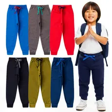 Kit 2, 4 ou 5 Calças Moletom Menino Roupa Infantil Inverno Peluciado