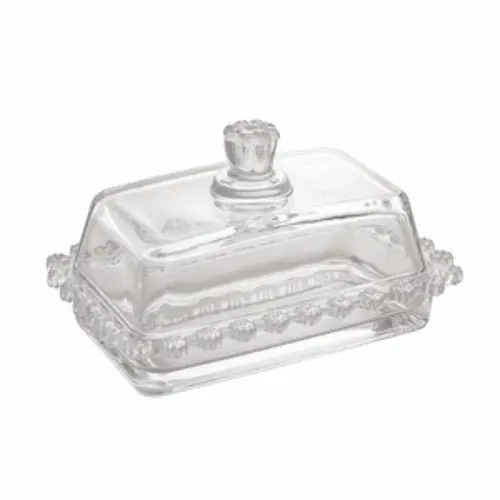 Manteigueira de Cristal Dayse 18x11x10cm - Wolf