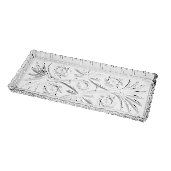 Travessa em Cristal Dragon 34x15x2,5cm lyor
