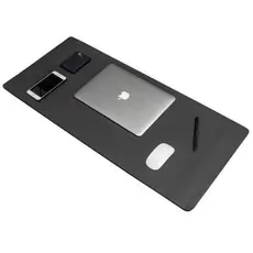 DeskPad Mouse Pad Gigante - 90cm X 40cm- Courino Sintetico Escritório Profissional