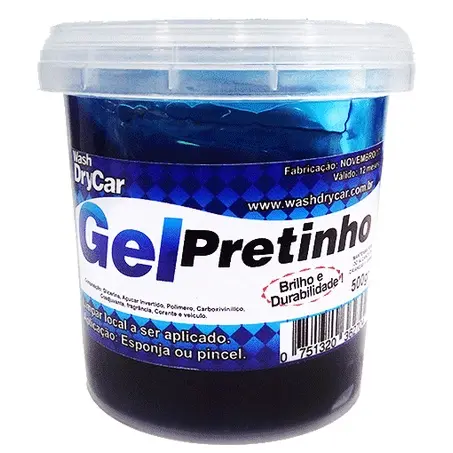 Gel pretinho para pneus validade por 24 meses 25,00