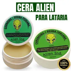 Cera Automotiva Carnaúba Alien Ind - Espelhamento Cerâmico Polimento Tira Riscos Repele Água 120g