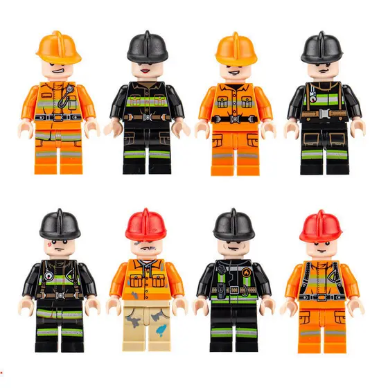 Blocos de construção de bonecos de ação brinquedos infantis