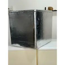 Caixa de Isopor Reforçada 45L - Isolamento Térmico e Proteção para Pizza até 35 cm ideal para bag delivery