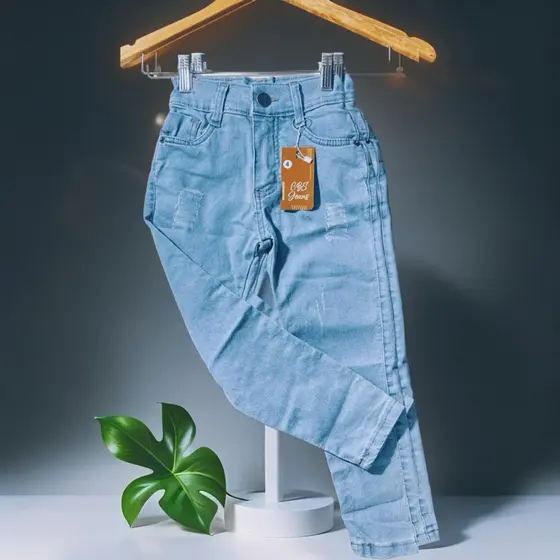 Calça Infantil Masculina Skinny Com Regulagem  Interna