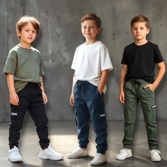 Calça Cargo HIGI Sketista Infantil e Juvenil do 4 ao 16
