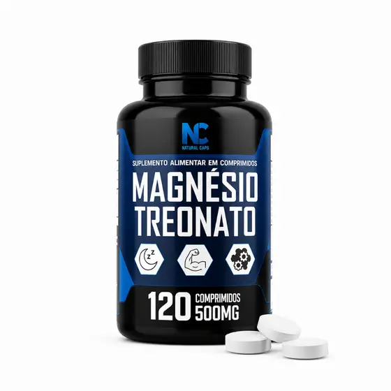 Magnésio Treonato L-Treonato 120 Comprimidos Suplemento Alimentar PROMOÇÃO-ENVIO IMEDIATO