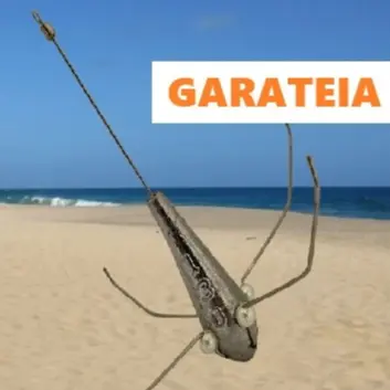 Chumbada de Pesca Garateia Desarme com HASTE E GIRADOR | 130G | Chumbada Oficial