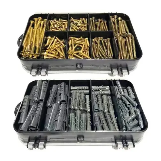 Kit Parafusos e Buchas 300/400 com Estojo Organizador Completo