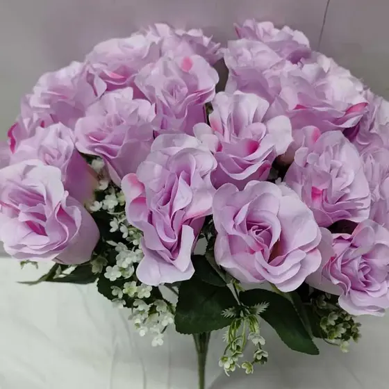 Buquê com 24 flores em formato de Rosas (Novo)