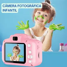 Mini Câmera Digital Infantil/Recarregável/ Fotografia de Verdade / Vídeos / Joguinhos - BELEZA DIVINO
