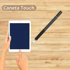 Caneta Touch Ponta Dupla Para Tablets Smartphones Telas Sensíveis Ao Toque - BELEZA DIVINO