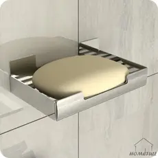 Porta Sabonete Para Banheiro Saboneteira Inox Adesivo ELG