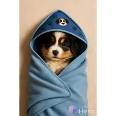Toalha Pet Super Absorvente para Cachorro e Gato Secagem Rápida Tamanho 70 x 70