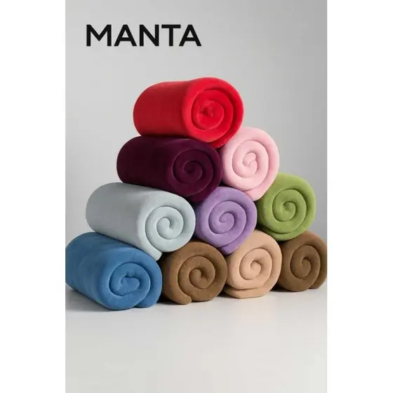 Manta Cobertor Solf Pet Cachorro e Gato 0,90x1,10 Sem Estampa