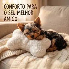 Travesseiro Almofada Brinquedo Pet Cão Gato Cachorro 10x20cm