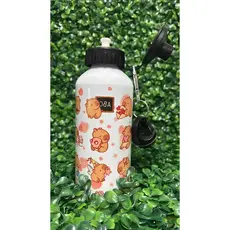 Garrafa Capivara Personalizada com Nome 600ml Alumínio Squeeze Cantil Presente Adulto ou infantil