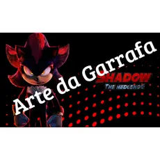 🖤🔴 GARRAFA PERSONALIZADA COM NOME | SHADOW THE HEDGEHOG | SONIC | 600ML ALUMÍNIO SQUEEZE CANTIL