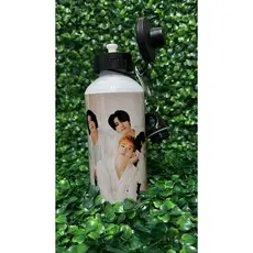 Garrafa Personalizada Stray Kids com Nome 600ml Alumínio Squeeze Kpop SKZ Stay Fã Presente Exclusivo