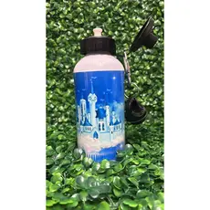 Garrafa Personalizada Cinderela com Nome 600ml Alumínio Squeeze Disney Princesa Escolar Infantil