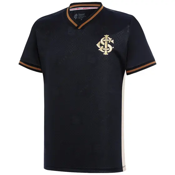 Camisa Internacional Retrô Gold Masculina Oficial