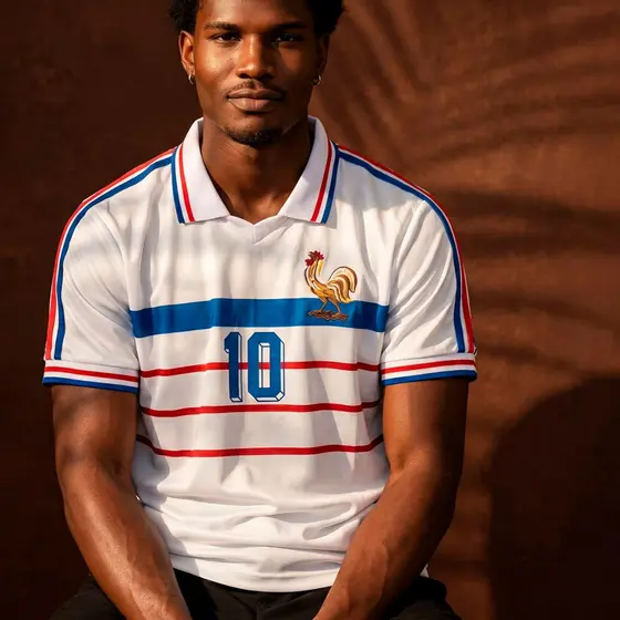 Camisa França Retrô 1998 Away Masculina Oficial