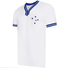 Camisa Cruzeiro Retrô Vintage Branca Oficial