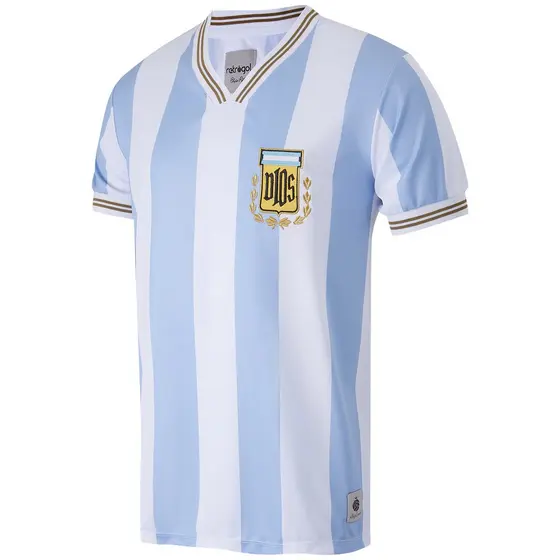 Camisa Argentina Retrô 1987 Maradona Masculina Oficial